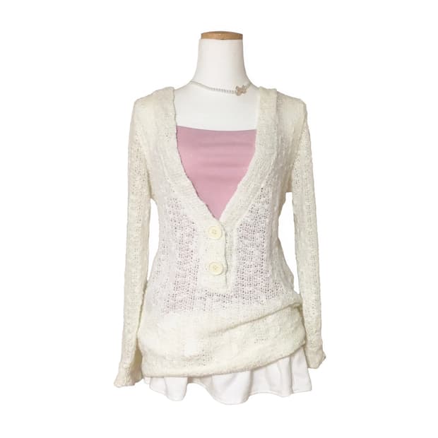 스노우 보송 니트