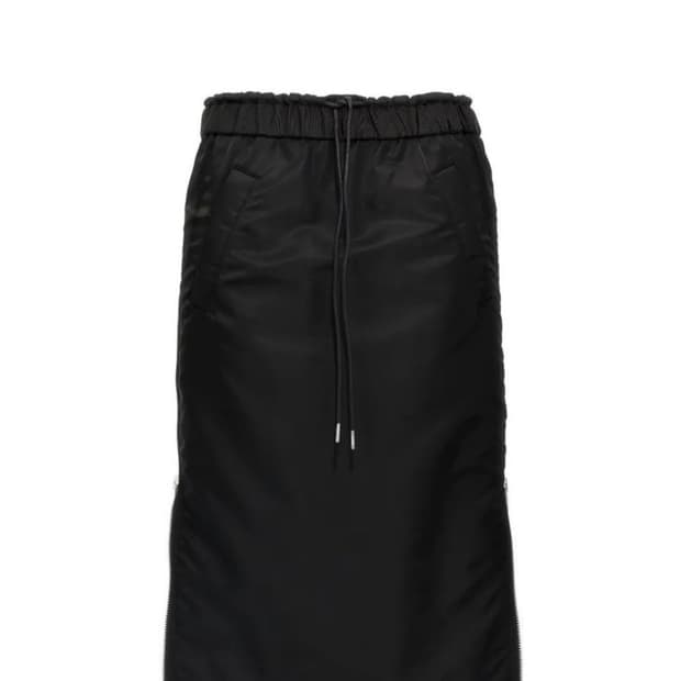 사카이 플리츠 믹스 스커트