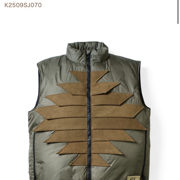 (3)캐피탈 ZEPHER 나일론 패딩 베스트