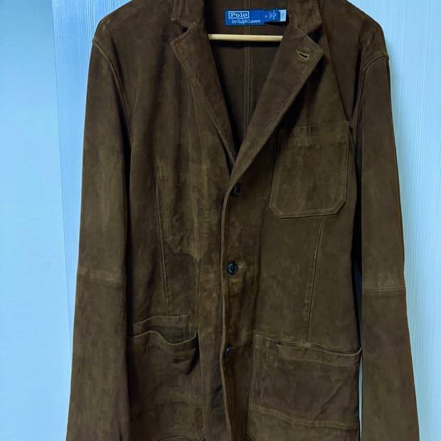 폴로 랄프로렌 스웨이드 자켓