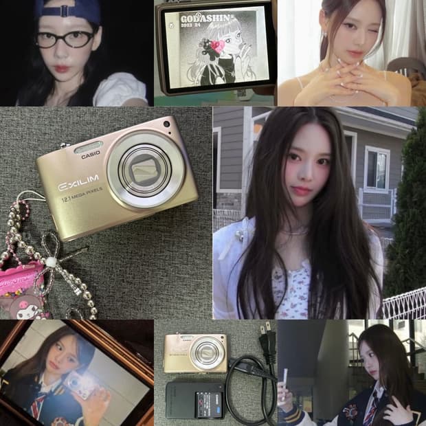 민트급 태연 방지민 디카 🧁카시오 엑슬림 EX-Z400 골드