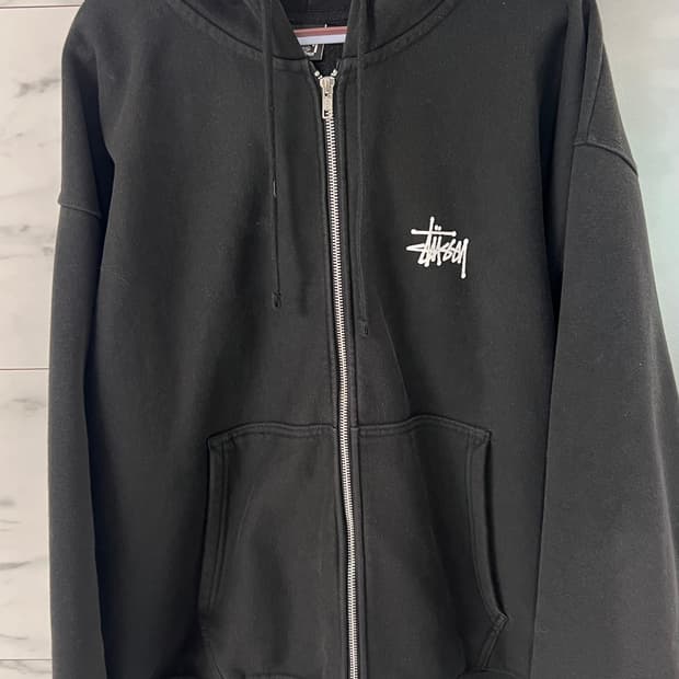 스투시 베이직 후드집업