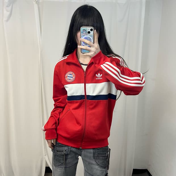 Adidas red Bayern Munich jersey 