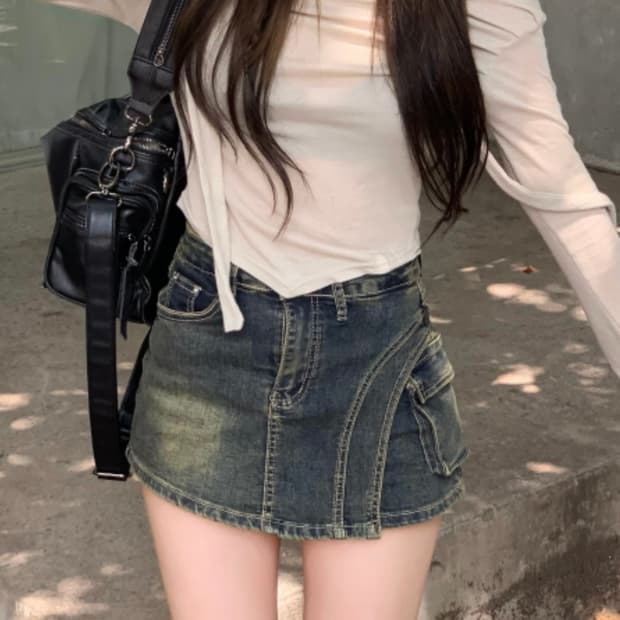 디어셀린 보헤미안 스커트 팬츠