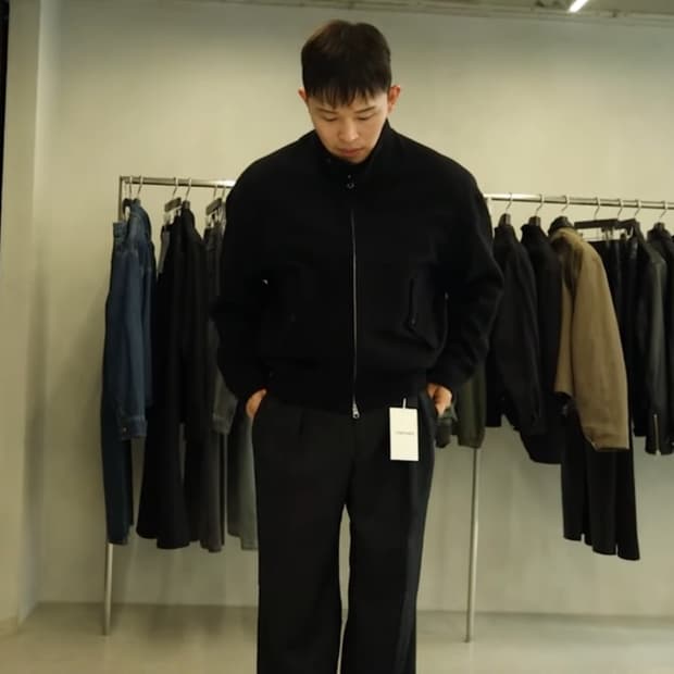 토니웩 캐시미어 해링턴 자켓 23fw