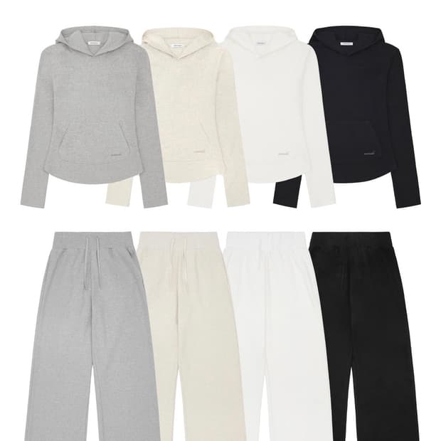 1993스튜디오 W 베이직 슬림후드 +스웨트 팬츠 set