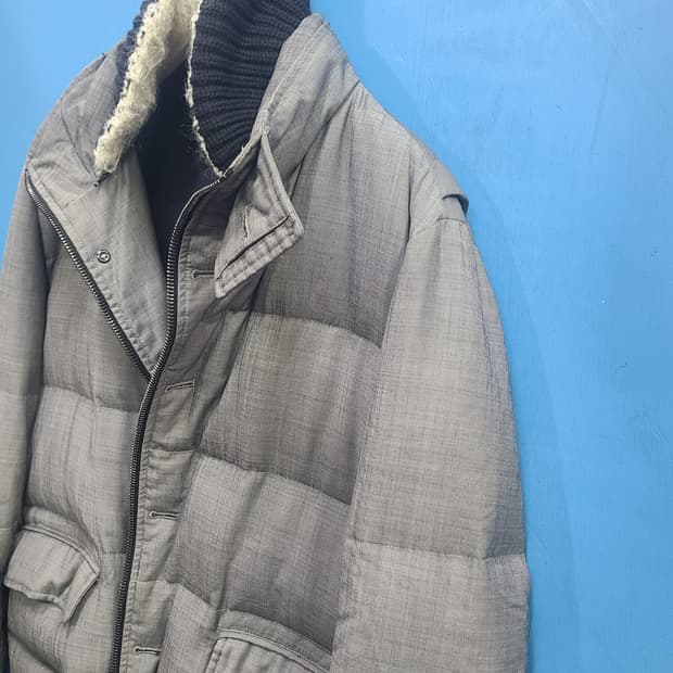 이태리 에르마노설비노 2010맨즈 거위패딩자켓봄버like아메카지