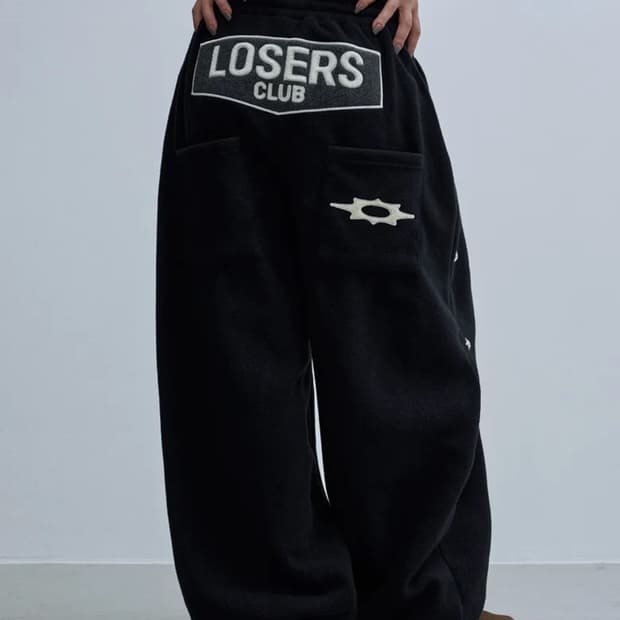 루저스 클럽 스웻팬츠 블랙