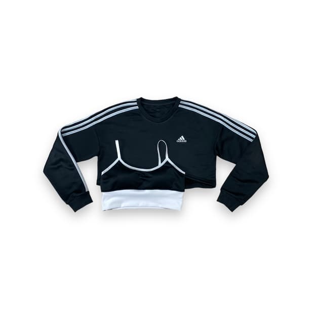 Adidas Crop & bra top Custom