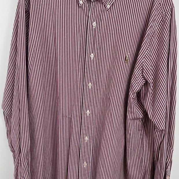 폴로 스트라이프 셔츠 XL