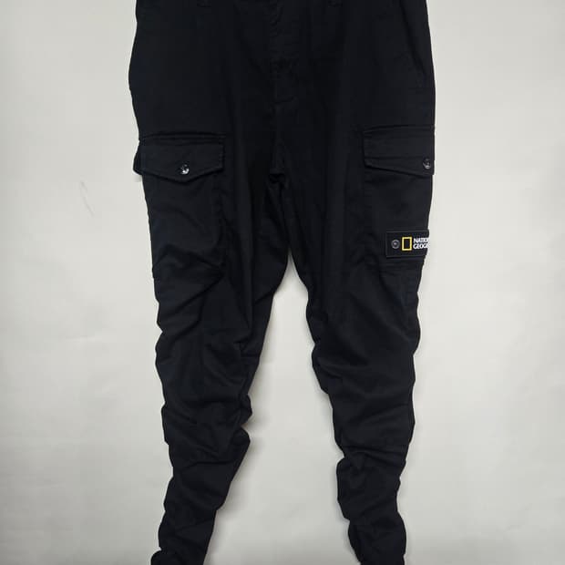 내셔널지오그래픽 스트링  블랙 카고 팬츠 86