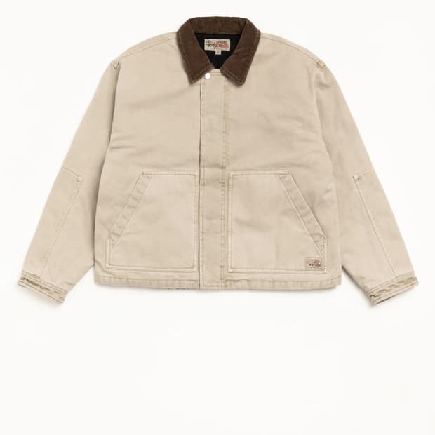 L 스투시 워크 기어 자켓 그레이