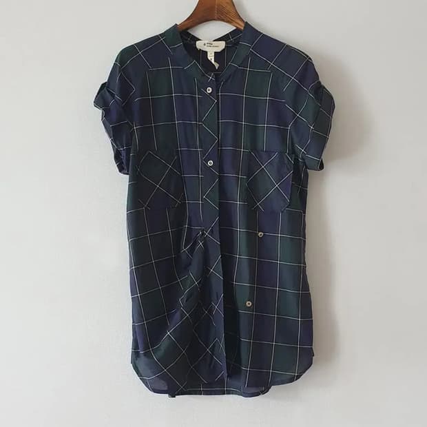 (정품) Isabel Marant Étoile 코튼100% 체크 블라우스