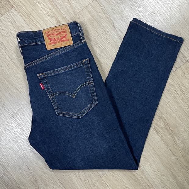 30) 리바이스 매장판 511 슬림핏 기모 진청 데님팬츠(LVC&폴로)