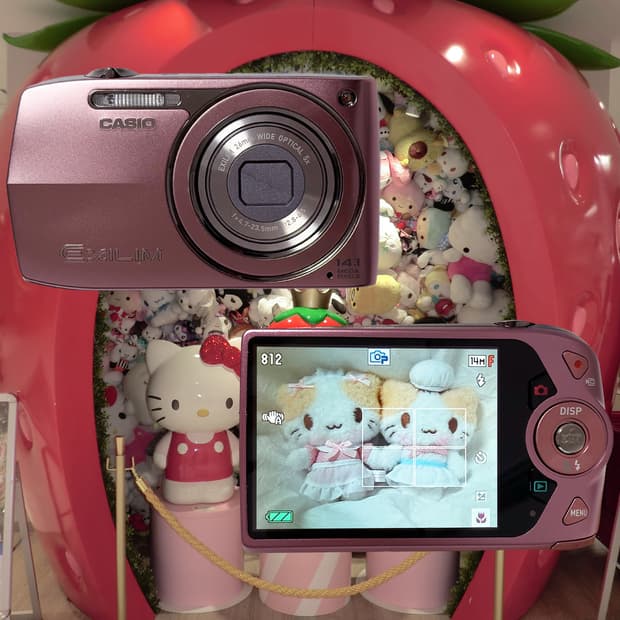 카시오 엑슬림 z2300 ♡ 로제, 나연, 미연, 모카 디카