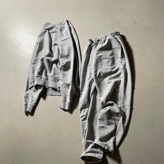 KZ Atelier Distressed Sweat Setup