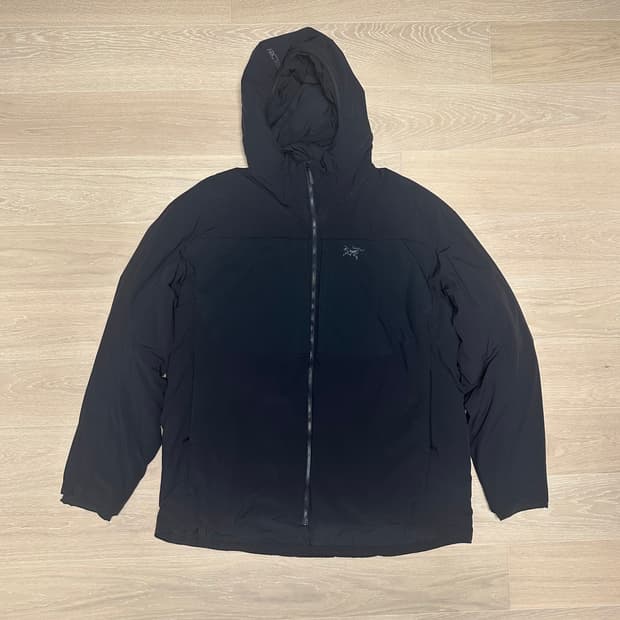 아크테릭스 프로톤 헤비웨이트 후디 블랙 색상, XXL 