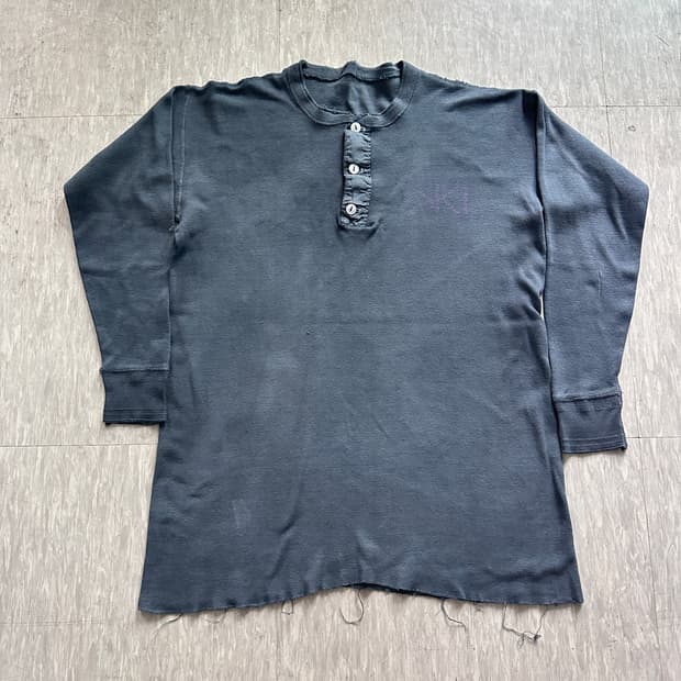 리웍] 80s 헨리넥 스키 프로모션 티셔츠 Made in USA