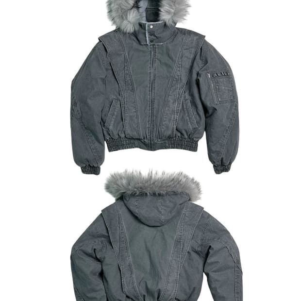 SGWCULT 후드 퍼 자켓