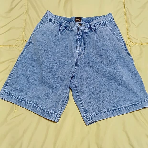 Lee 버뮤다 연청 데님쇼츠 30인치 기장53