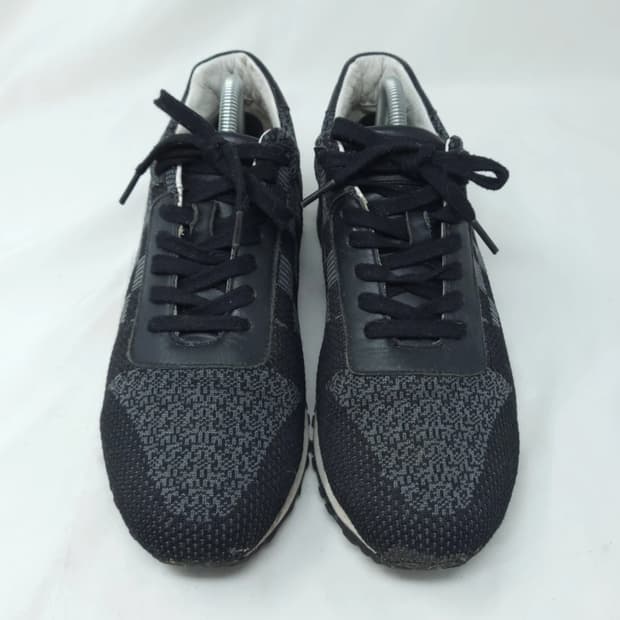 루이비통 남성 스니커즈 블랙/회색 43사이즈