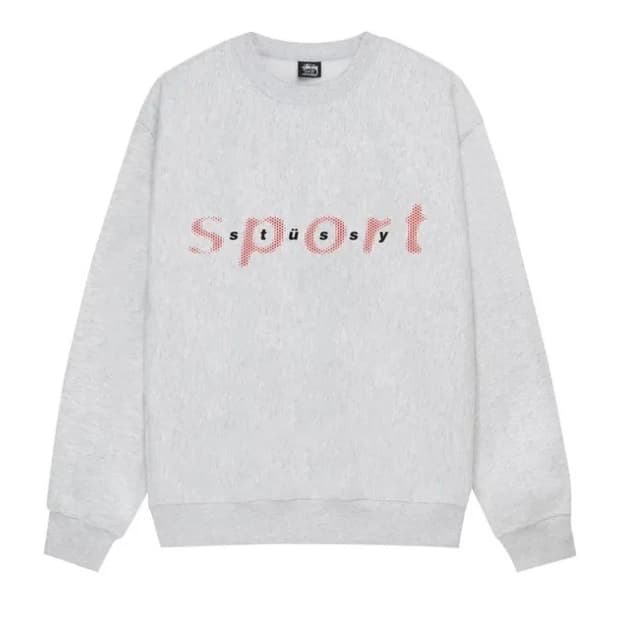 [XL] [새상품] 스투시 애쉬그레이 맨투맨