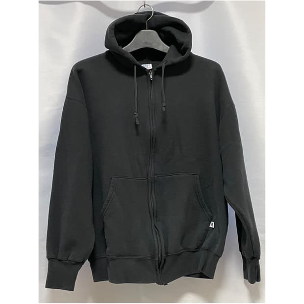 (XL) 90s 러셀 애슬래틱 50/50 후드 집업 블랙