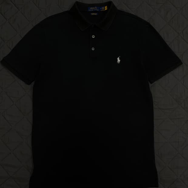 Polo 폴로랄프로렌 신형택 QR 블랙 카라티