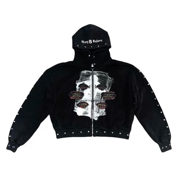 빈티지 디테일 무드 후드집업 