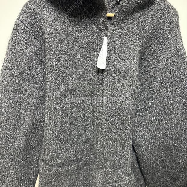 한글텍) 제임스펄스 프리미엄 라인 니트 집업 4사이즈  1회착후 보관 상