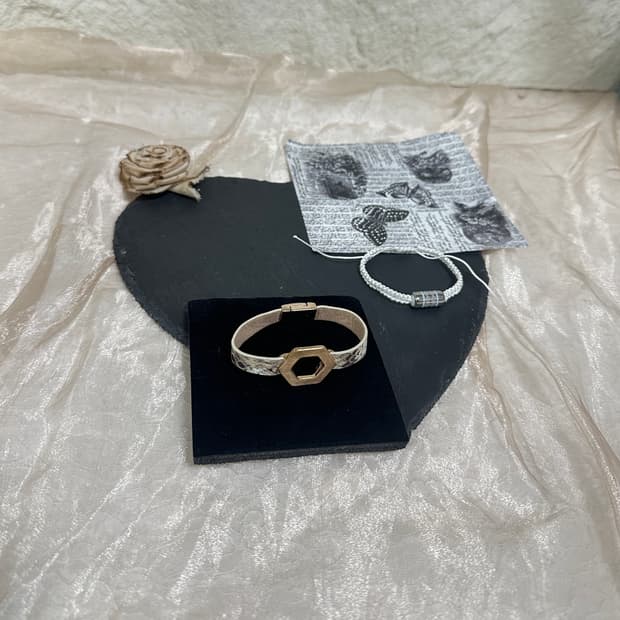 빈티지  레오바드 팔찌 세트