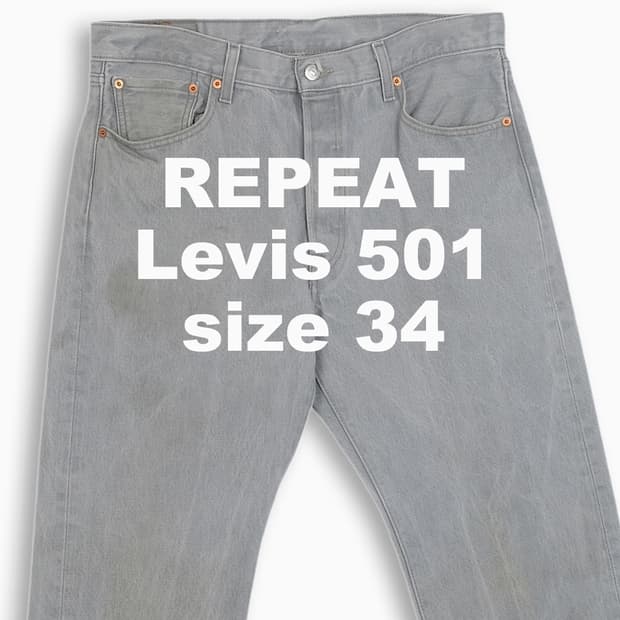 빈티지 리바이스 501 34 사이즈 LV50136282