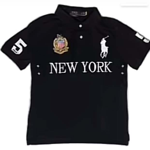 구해요! 폴로 반포니 반팔 뉴욕 카라티 사이즈L