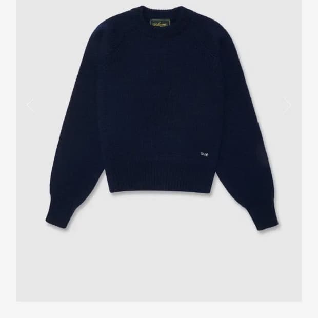 얼바닉30 크리머 니트 네이비