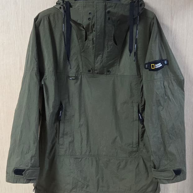 (착샷) 네셔널지오그래픽 바람막이 유틸리티 아노락 자켓