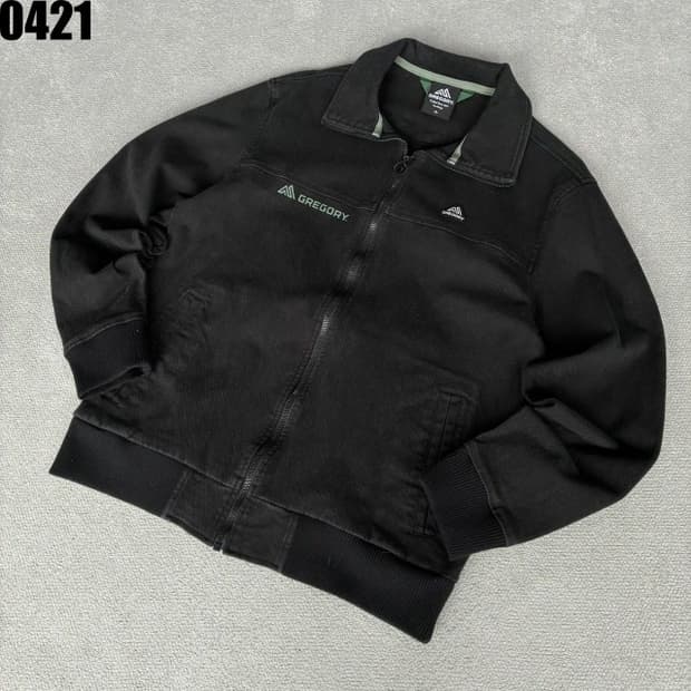 GREGORY 그레고리 블랙 집업 자켓 XL