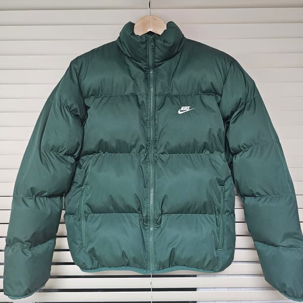 나이키 NSW 푸퍼 패딩 그린 L