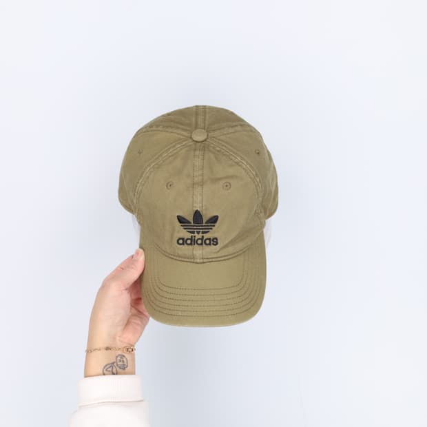 [F] 아디다스 카키 볼캡 모자 1223H2
