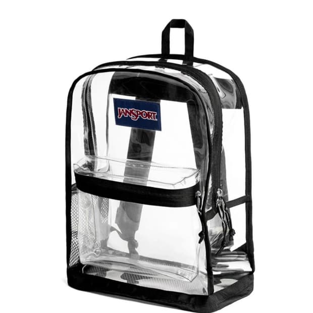 잔스포츠 pvc 투명 백팩