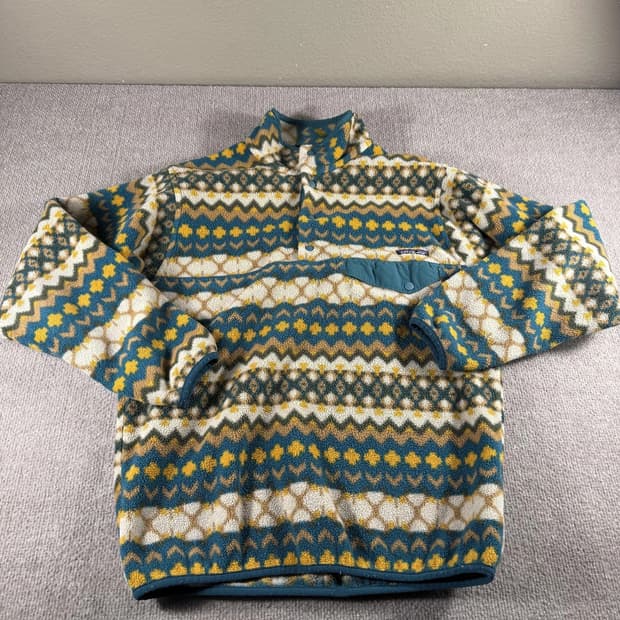 90s 파타고니아 신칠라 스냅-티 플리스 풀오버