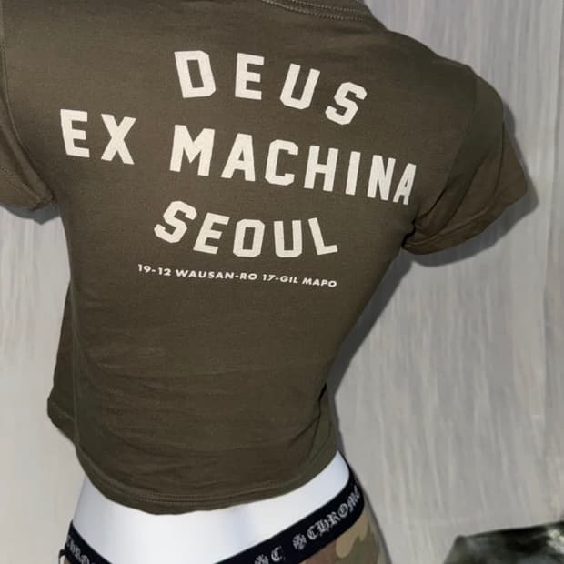 데우스 키즈 반팔 카키 11