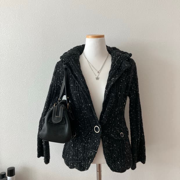 Macphee 울 80%혼방 니트자켓 니트가디건