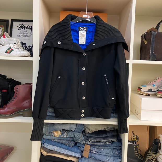 D&G 돌체앤가바나 블랙 울자켓 S