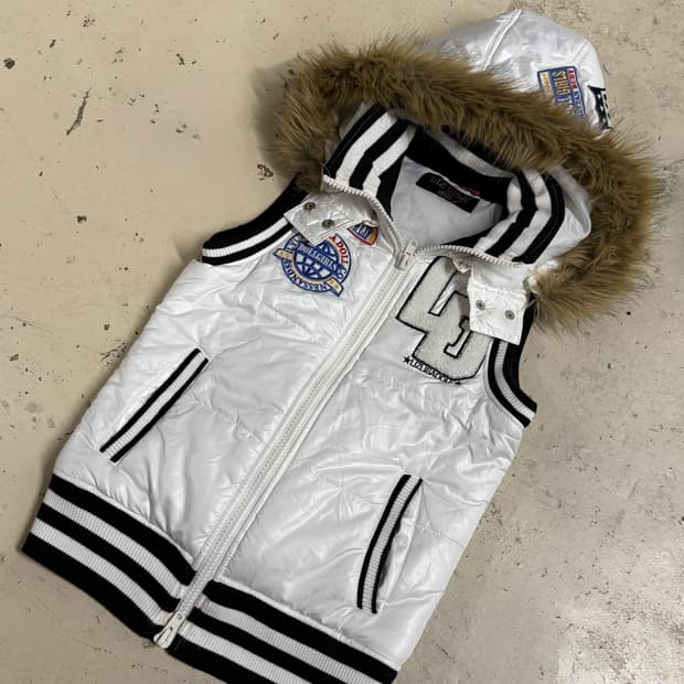 Liz lisa doll hood fur padding vest