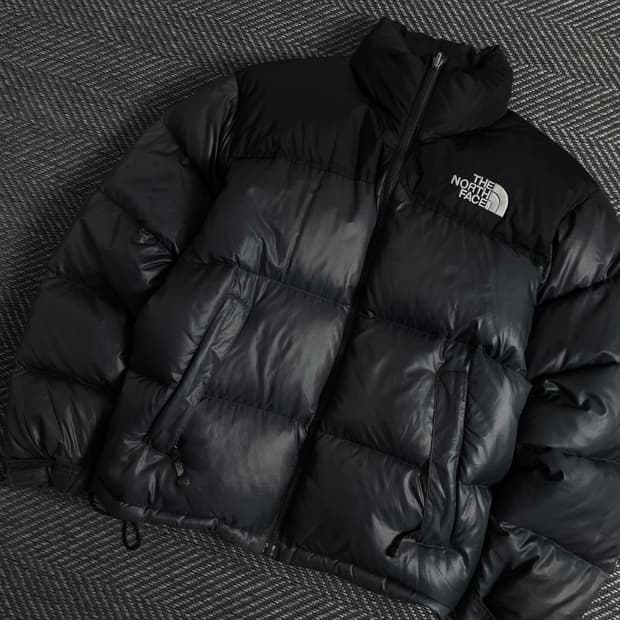 노스페이스 레트로 눕시 다운 푸퍼 패딩 그레이 y 3605