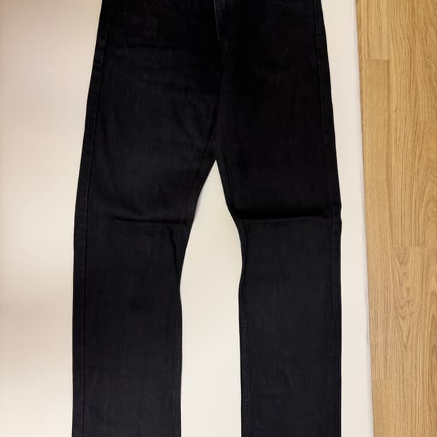 리바이스 빈티지 데님 32 흑청 블랙