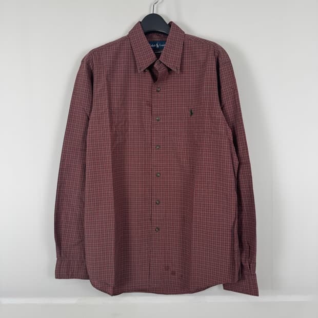 b110) 폴로랄프로렌 체크 셔츠