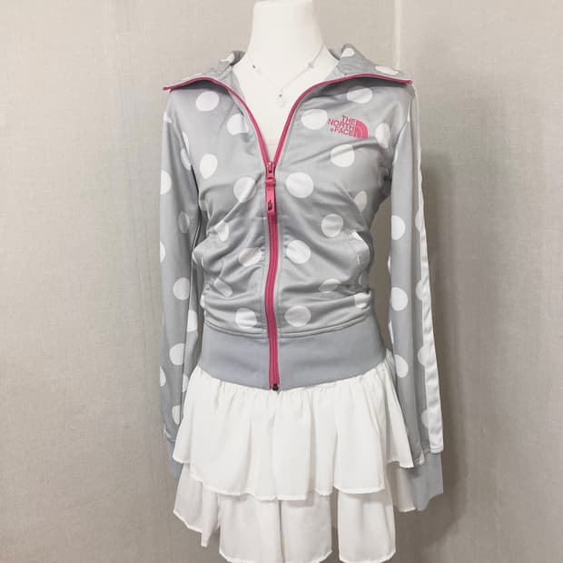 노스페이스 도트 여성용 집업 S