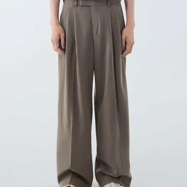 무신사 스탠다드 슈퍼 와이드 슬랙스 36