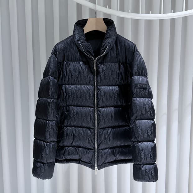 (S+ / 52) / 디올 오블리크 블랙 패딩